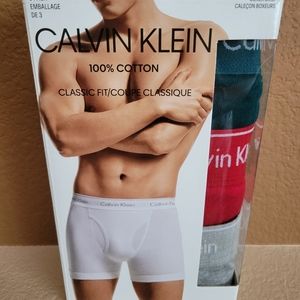 CALVIN KLEIN MENS BOXER BRIEFS